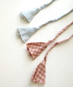 リネンギンガムチェック　パンツ